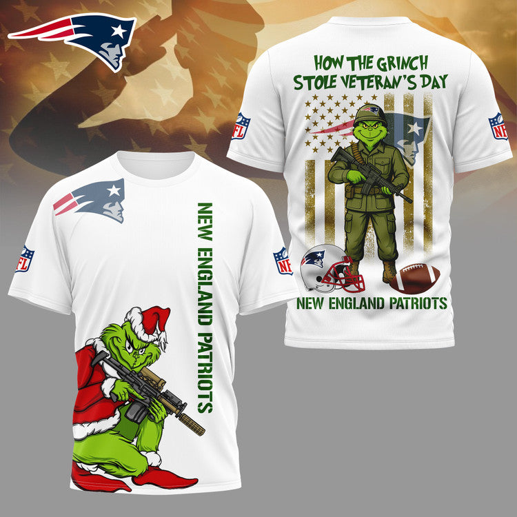 LIMITED EDITION - NEW CUSTOMIZED NFL27 NEP NEW ENGLAND PATRIOTS 3D SHIRT