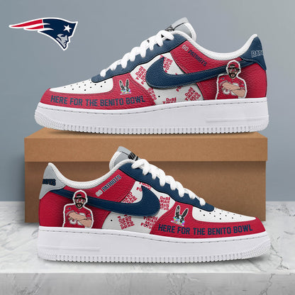 LIMITED EDITION - NEW CUSTOMIZED NFL27 NEP NEW ENGLAND PATRIOTS SUPER BOWL HALFTIME SHOW AF1 SHOES