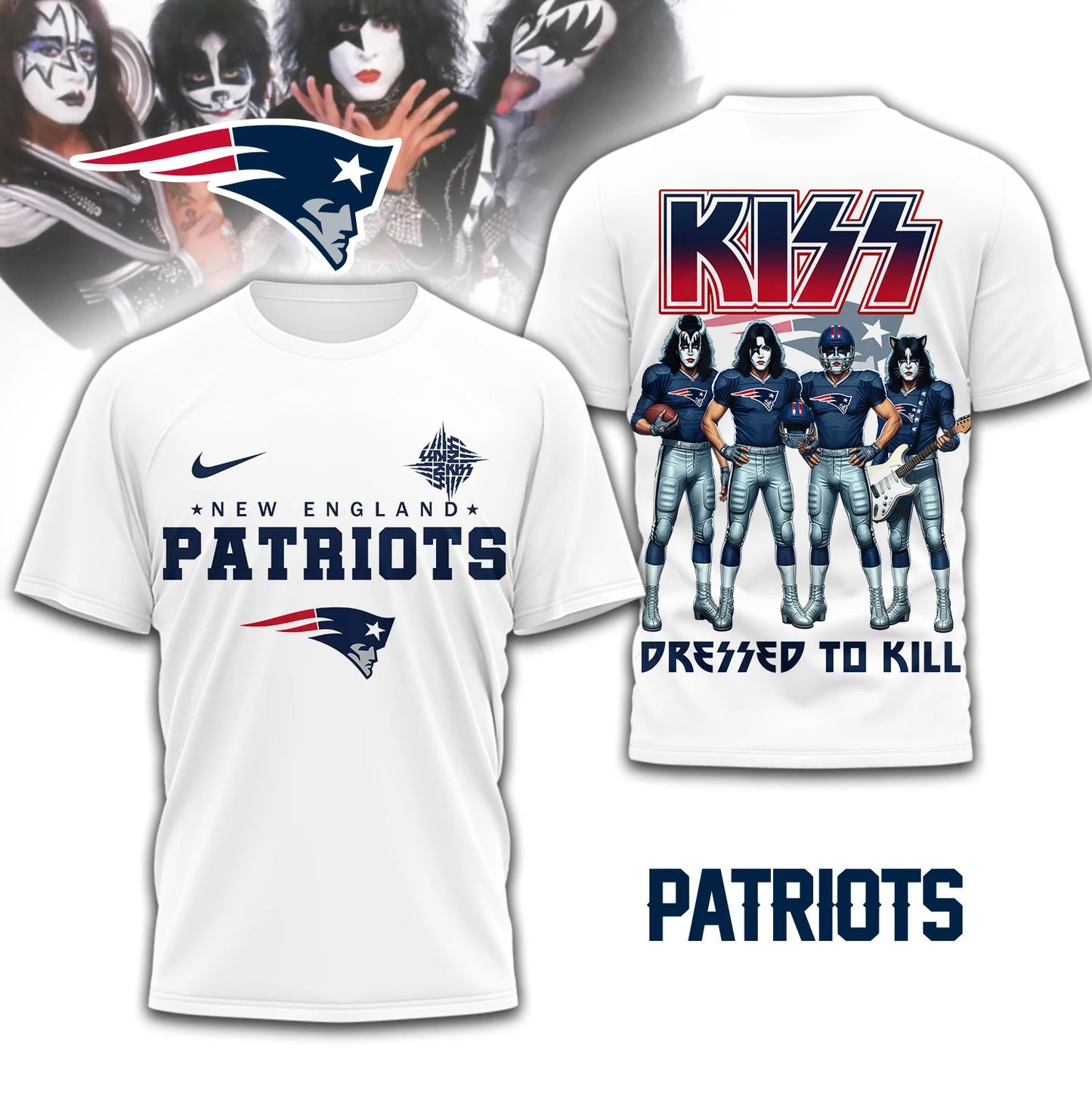 LIMITED EDITION - NEW CUSTOMIZED NFL27 NEP NEW ENGLAND PATRIOTS T-SHIRT | MULTIPLE COLORS AVAILABLE