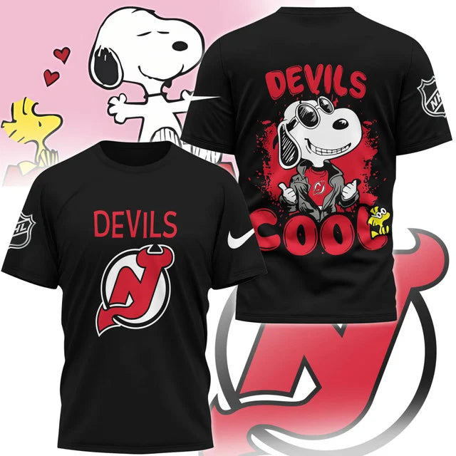 LIMITED EDITION - NEW CUSTOMIZED NHL06 NJD NEW JERSEY DEVILS X SNOOPY T-SHIRT, SWEATSHIRT, HOODIE & ZIP HOODIE