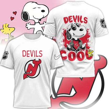 LIMITED EDITION - NEW CUSTOMIZED NHL06 NJD NEW JERSEY DEVILS X SNOOPY T-SHIRT, SWEATSHIRT, HOODIE & ZIP HOODIE