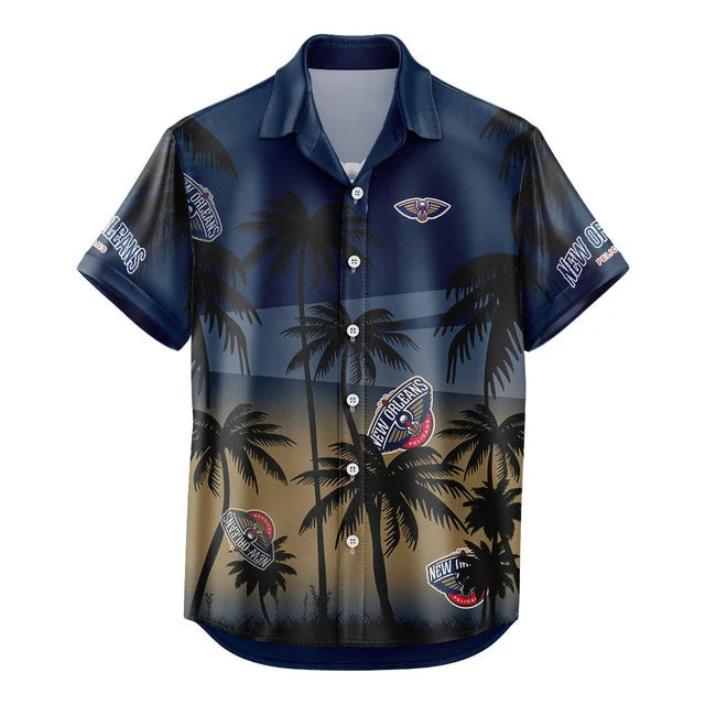 LIMITED EDITION - NEW CUSTOMIZED NBA30 NOP NEW ORLEANS PELICANS UNISEX HAWAIIAN SHIRT & SHORTS SET