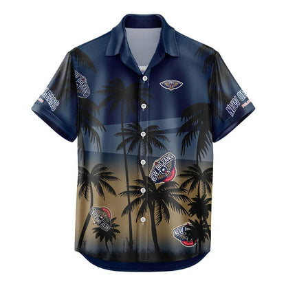 LIMITED EDITION - NEW CUSTOMIZED NBA30 NOP NEW ORLEANS PELICANS UNISEX HAWAIIAN SHIRT & SHORTS SET