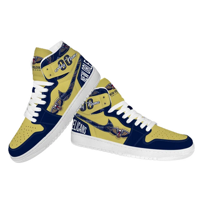 [HOT DEAL] NEW CUSTOMIZED NBA30 NOP NEW ORLEANS PELICANS AIR JORDAN SNEAKERS