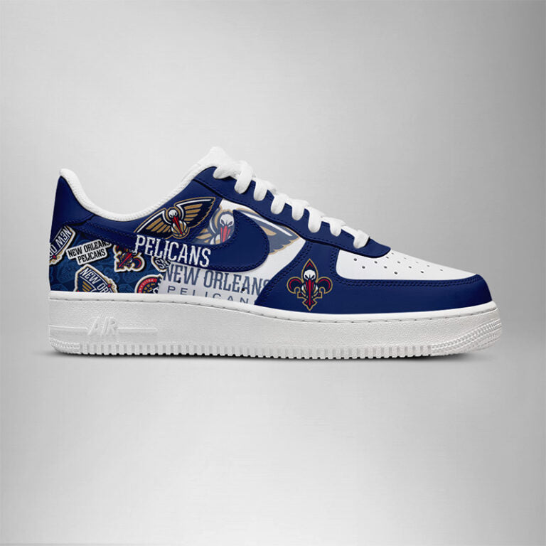 [HOT DEAL] NEW CUSTOMIZED NBA30 NOP NEW ORLEANS PELICANS AF1 SHOES