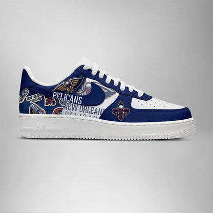 [HOT DEAL] NEW CUSTOMIZED NBA30 NOP NEW ORLEANS PELICANS AF1 SHOES