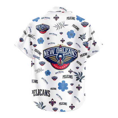 LIMITED EDITION - NEW CUSTOMIZED NBA30 NOP NEW ORLEANS PELICANS UNISEX HAWAIIAN SHIRT & SHORTS SET