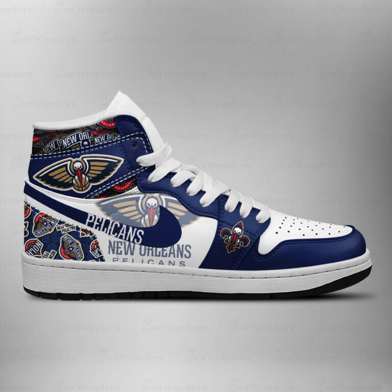 [HOT DEAL] NEW CUSTOMIZED NBA30 NOP NEW ORLEANS PELICANS AIR JORDAN SNEAKERS