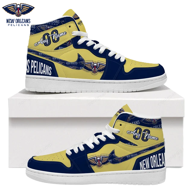 [HOT DEAL] NEW CUSTOMIZED NBA30 NOP NEW ORLEANS PELICANS AIR JORDAN SNEAKERS