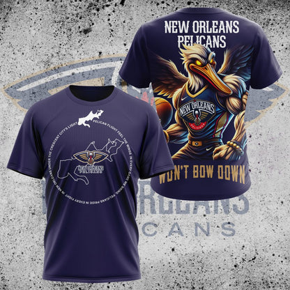 LIMITED EDITION - NEW CUSTOMIZED NBA30 NO NEW ORLEANS PELICANS UNISEX T-SHIRT, POLO, HOODIE & JACKETS