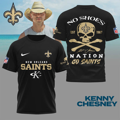 LIMITED EDITION - NEW CUSTOMIZED NFL24 NOS NEW ORLEANS SAINTS T-SHIRT | MULTIPLE COLORS AVAILABLE