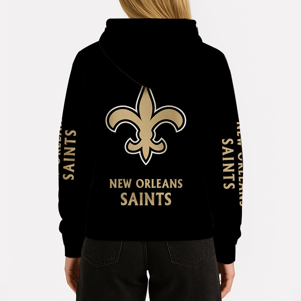 LIMITED EDITION - NEW CUSTOMIZED NFL24 NOS NEW ORLEANS SAINTS UNISEX HOODIE