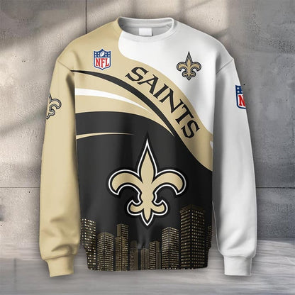 LIMITED EDITION - NEW CUSTOMIZED NFL24 NOS NEW ORLEANS SAINTS UNISEX T-SHIRT, POLO, HOODIE & JACKETS
