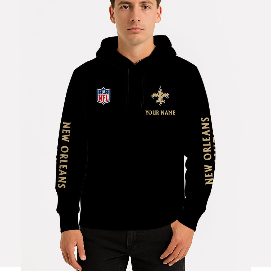 LIMITED EDITION - NEW CUSTOMIZED NFL24 NOS NEW ORLEANS SAINTS UNISEX HOODIE