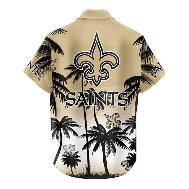 LIMITED EDITION - NEW CUSTOMIZED NFL24 NOS NEW ORLEANS SAINTS UNISEX HAWAIIAN SHIRT & SHORTS SET