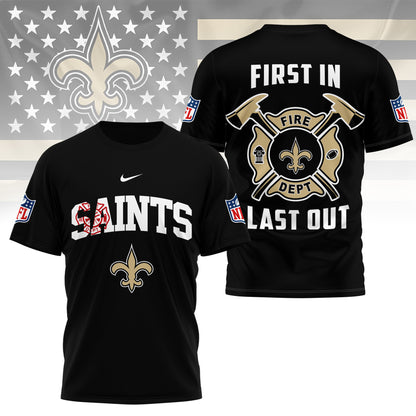 LIMITED EDITION - NEW CUSTOMIZED NFL24 NOS NEW ORLEANS SAINTS T-SHIRT | MULTIPLE COLORS AVAILABLE