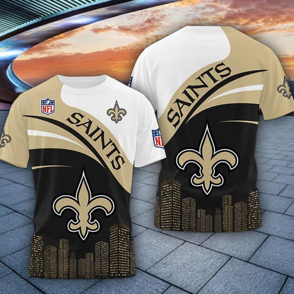 LIMITED EDITION - NEW CUSTOMIZED NFL24 NOS NEW ORLEANS SAINTS UNISEX T-SHIRT, POLO, HOODIE & JACKETS