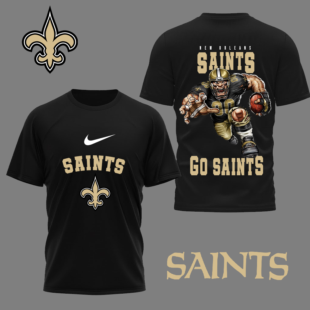 LIMITED EDITION - NEW CUSTOMIZED NFL24 NOS NEW ORLEANS SAINTS NATION GEAR 3D SHIRT