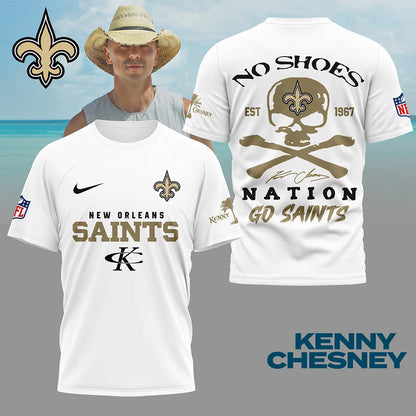 LIMITED EDITION - NEW CUSTOMIZED NFL24 NOS NEW ORLEANS SAINTS T-SHIRT | MULTIPLE COLORS AVAILABLE