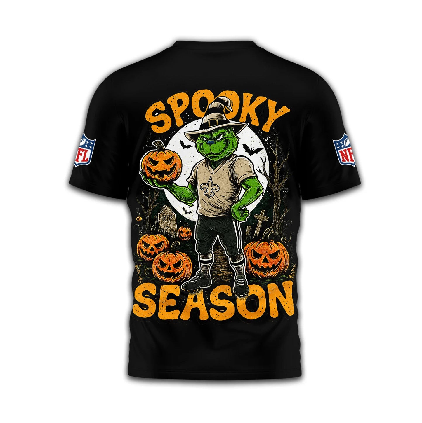 LIMITED EDITION - NEW CUSTOMIZED NFL24 NOS NEW ORLEANS SAINTS x SPOOKY SEASON T-SHIRT, HOODIE, ZIP HOODIE