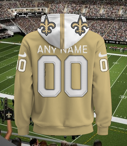 LIMITED EDITION - NEW CUSTOMIZED NFL24 NOS NEW ORLEANS SAINTS UNISEX T-SHIRT, POLO, HOODIE & JACKETS