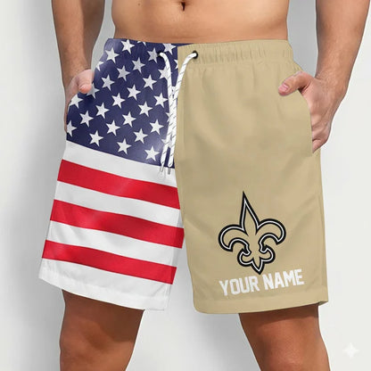 LIMITED EDITION - NEW PREMIUM NFL24 NOS NEW ORLEANS SAINTS SHORT PANTS