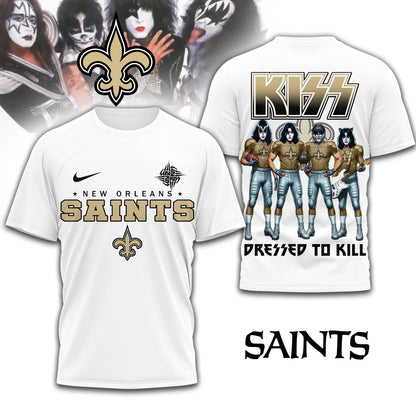 LIMITED EDITION - NEW CUSTOMIZED NFL24 NOS NEW ORLEANS SAINTS T-SHIRT | MULTIPLE COLORS AVAILABLE