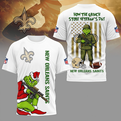 LIMITED EDITION - NEW CUSTOMIZED NFL24 NOS NEW ORLEANS SAINTS 3D SHIRT