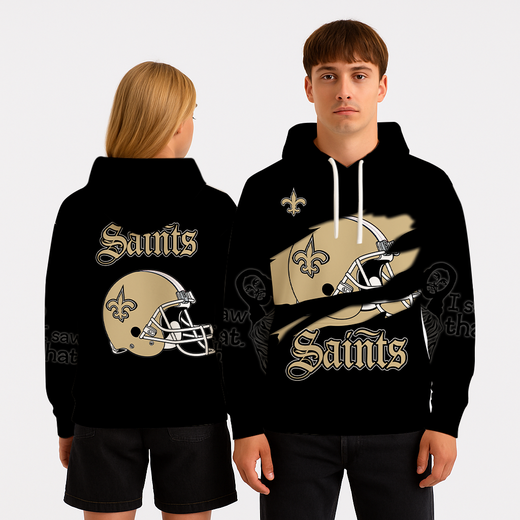 LIMITED EDITION - NEW CUSTOMIZED NFL24 NOS NEW ORLEANS SAINTS UNISEX T-SHIRT, POLO, HOODIE & JACKETS