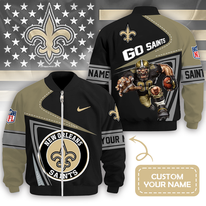 LIMITED EDITION - NEW CUSTOMIZED NFL24 NOS NEW ORLEANS SAINTS UNISEX T-SHIRT, POLO, HOODIE & JACKETS