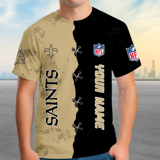 LIMITED EDITION - NEW CUSTOMIZED NFL24 NOS NEW ORLEANS SAINTS UNISEX T-SHIRT, POLO, HOODIE & JACKETS