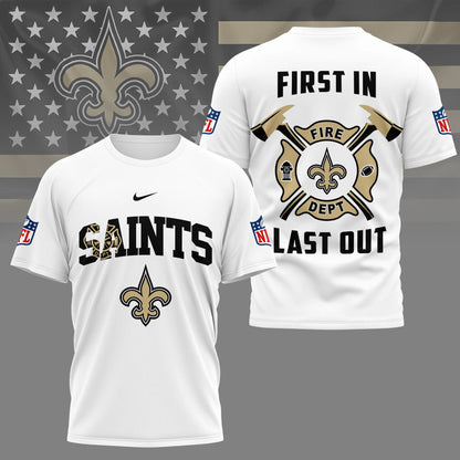 LIMITED EDITION - NEW CUSTOMIZED NFL24 NOS NEW ORLEANS SAINTS T-SHIRT | MULTIPLE COLORS AVAILABLE