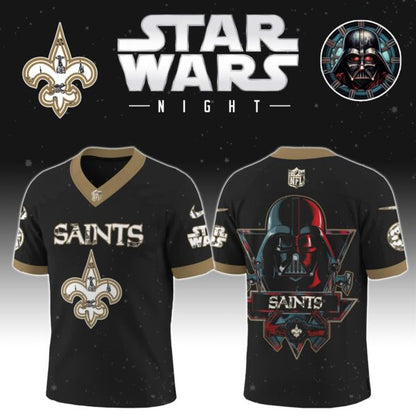 LIMITED EDITION - NEW CUSTOMIZED NFL24 NOS NEW ORLEANS SAINTS V-NECK BASKETBALL JERSEY
