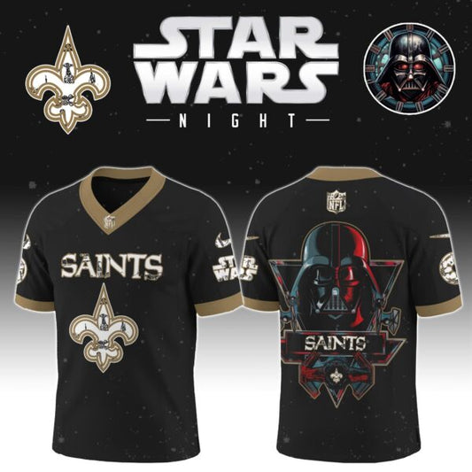 LIMITED EDITION - NEW CUSTOMIZED NFL24 NOS NEW ORLEANS SAINTS V-NECK BASKETBALL JERSEY