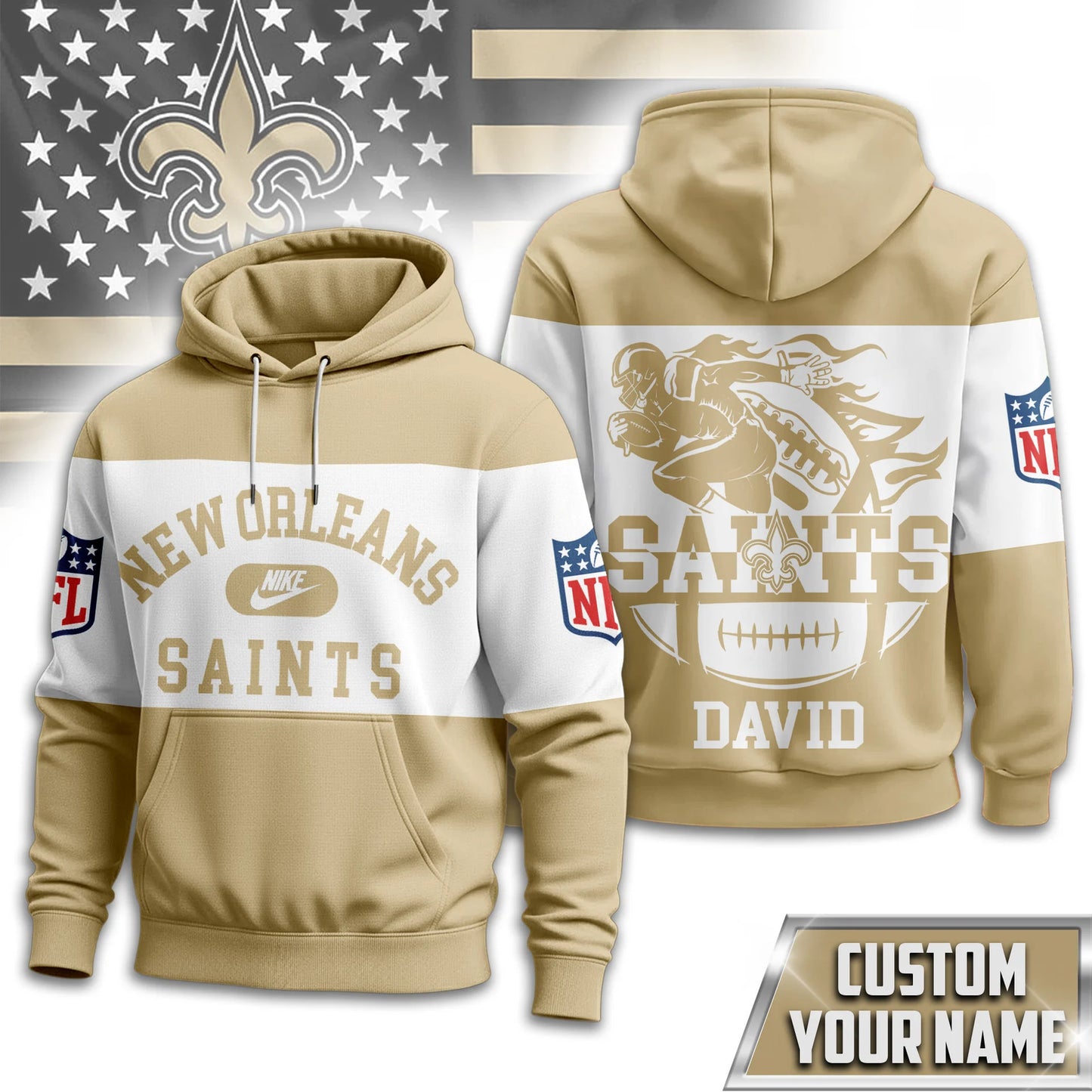 LIMITED EDITION - NEW CUSTOMIZED NFL24 NOS NEW ORLEANS SAINTS T-SHIRT, HOODIE, ZIP HOODIE