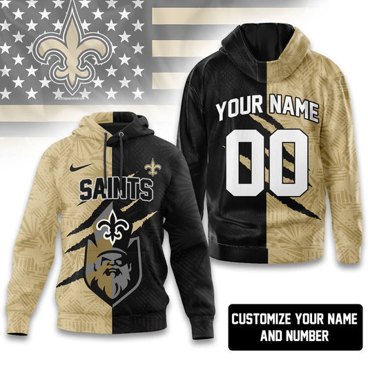 LIMITED EDITION - NEW CUSTOMIZED NFL24 NOS NEW ORLEANS SAINTS T-SHIRT, HOODIE, ZIP HOODIE