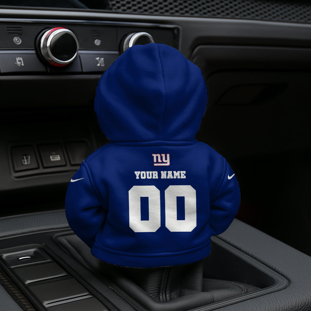 LIMITED EDITION - NEW CUSTOMIZED NFL32 NYG NEW YORK GIANTS AUTOMOTIVE HOODIE SHIFT KNOB COVER