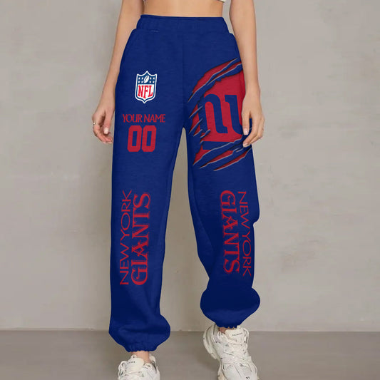 LIMITED EDITION - NEW PREMIUM NFL32 NYG  NEW YORK GIANTS UNISEX LONG PANTS