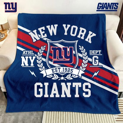 LIMITED EDITION - NEW CUSTOMIZED NFL32 NYG NEW YORK GIANTS NORMAL & FLEECE BLANKET