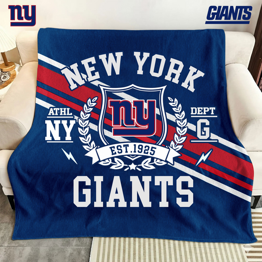 LIMITED EDITION - NEW CUSTOMIZED NFL32 NYG NEW YORK GIANTS NORMAL & FLEECE BLANKET