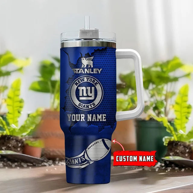LIMITED EDITION - NEW CUSTOMIZED NFL32 NYG NEW YORK GIANTS TUMBLER CUP