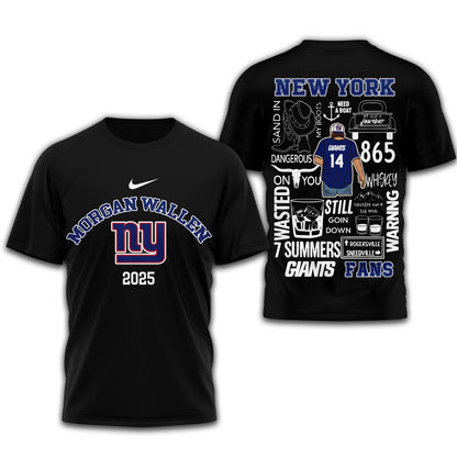 LIMITED EDITION - NEW CUSTOMIZED NFL32 NYG NEW YORK GIANTS T-SHIRT | MULTIPLE COLORS AVAILABLE