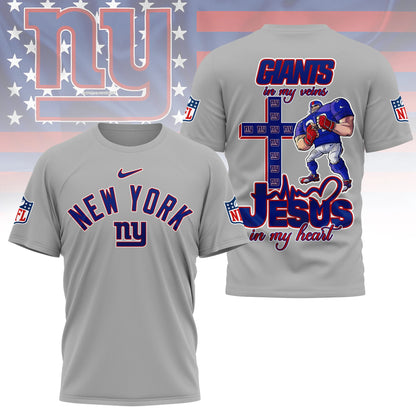 LIMITED EDITION - NEW CUSTOMIZED NFL32 NYG NEW YORK GIANTS T-SHIRT | MULTIPLE COLORS AVAILABLE