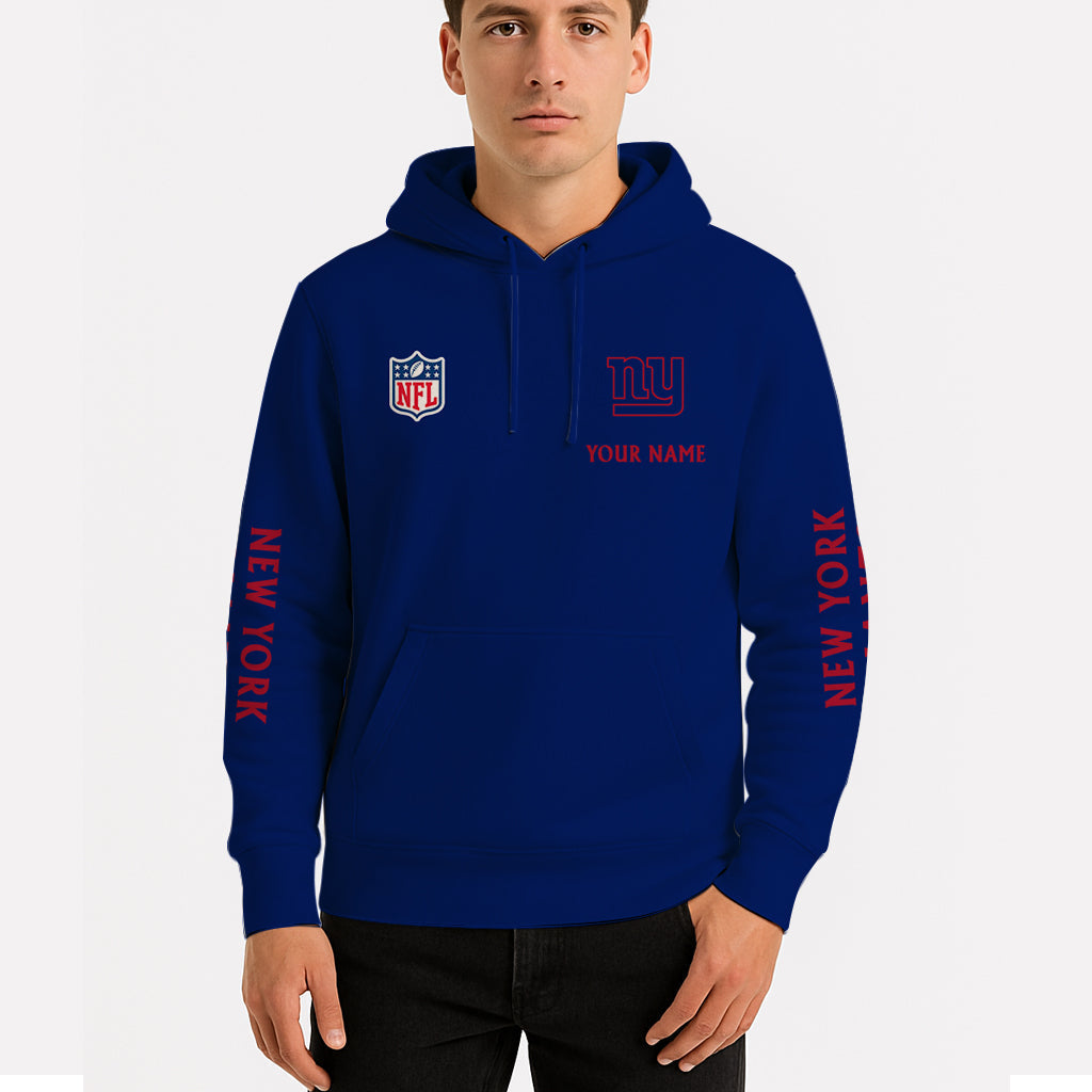 LIMITED EDITION - NEW CUSTOMIZED NFL32 NYG NEW YORK GIANTS UNISEX HOODIE