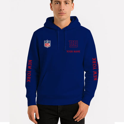 LIMITED EDITION - NEW CUSTOMIZED NFL32 NYG NEW YORK GIANTS UNISEX HOODIE