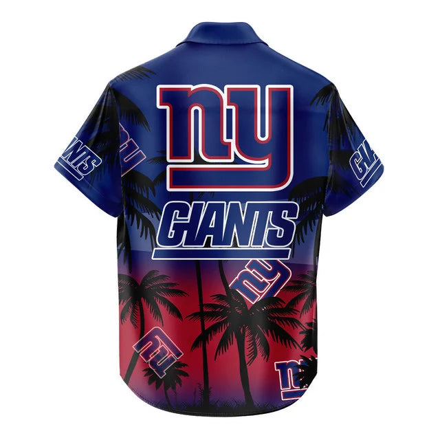 LIMITED EDITION - NEW CUSTOMIZED NFL32 NYG NEW YORK GIANTS UNISEX HAWAIIAN SHIRT & SHORTS SET