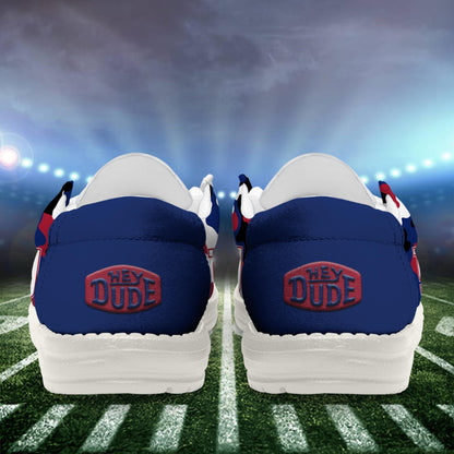 LIMITED EDITION - NEW CUSTOMIZED NFL32 NYG NEW YORK GIANTS LOAFER SHOES