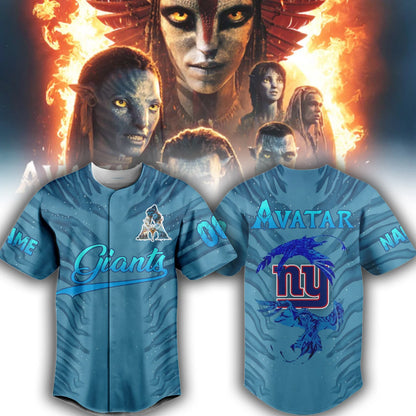 LIMITED EDITION - NEW CUSTOMIZED NFL32 NYG NEW YORK GIANTS BASEBALL JERSEY