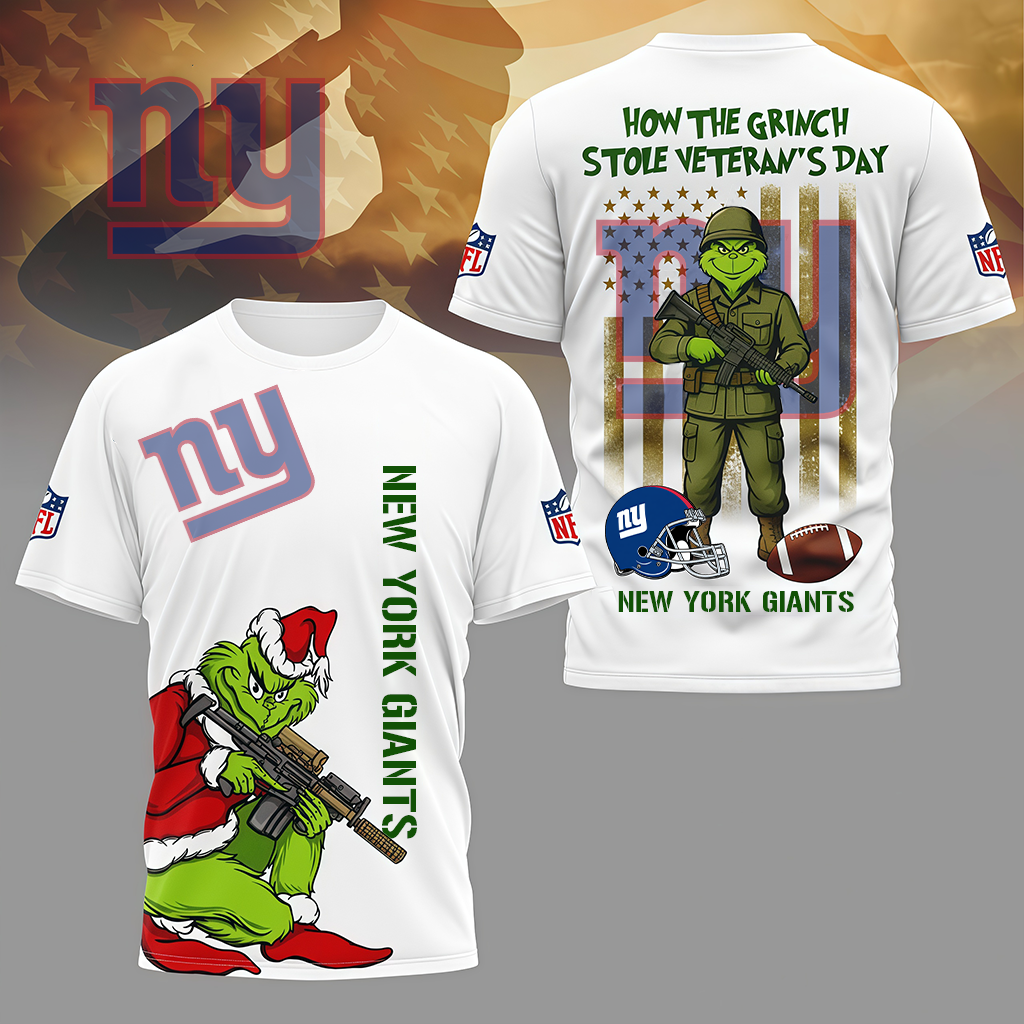 LIMITED EDITION - NEW CUSTOMIZED NFL32 NYG NEW YORK GIANTS 3D SHIRT
