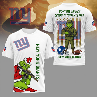 LIMITED EDITION - NEW CUSTOMIZED NFL32 NYG NEW YORK GIANTS 3D SHIRT